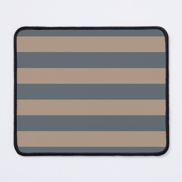 Item preview, Medium SLATE GREY and WARM TAUPE Horizontal STRIPES designed and sold by RachelMacht.