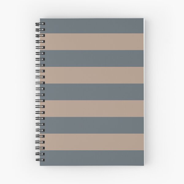 Item preview, Medium SLATE GREY and WARM TAUPE Horizontal STRIPES designed and sold by RachelMacht.