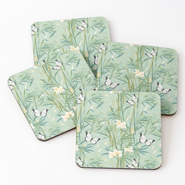 Item preview, Pastel Watercolors: Butterfly Dance in a Bamboo Grove designed and sold by RetComly.