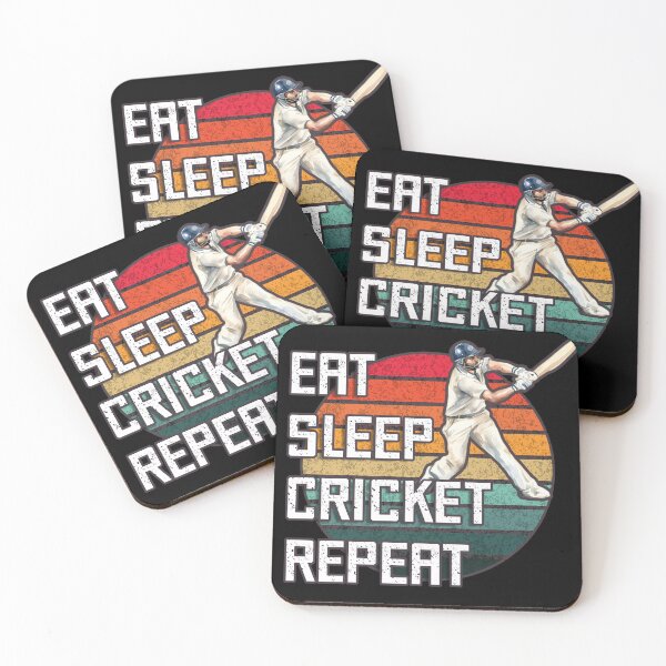 Item preview, Eat Sleep Cricket Repeat designed and sold by DafraDesign.