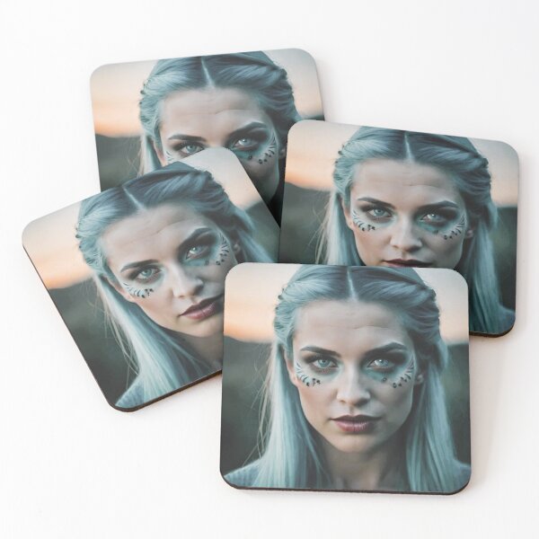 Item preview, Portrait of a woman, Face, Blue eyes designed and sold by MapArtist.