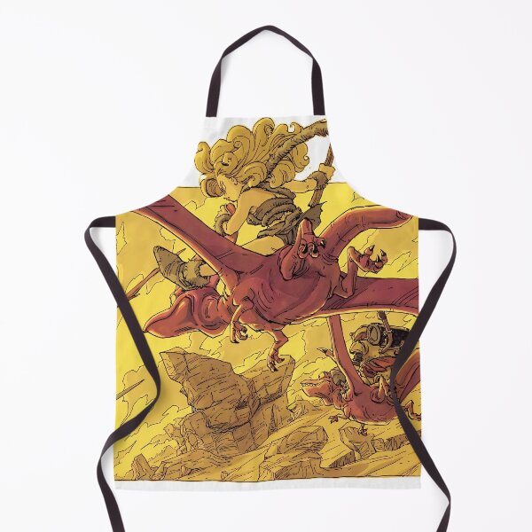 Item preview, Ayla Riding Dinosaur Dragon with Crono and Robo | Chrono Trigger designed and sold by hayesade.