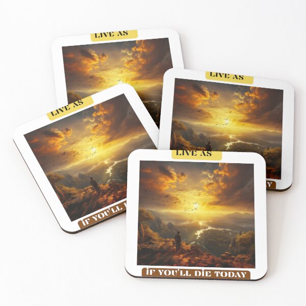 Item preview, Live as if you'll die today designed and sold by STO1KA.