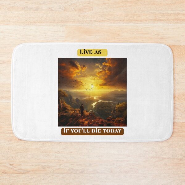 Item preview, Live as if you'll die today designed and sold by STO1KA.