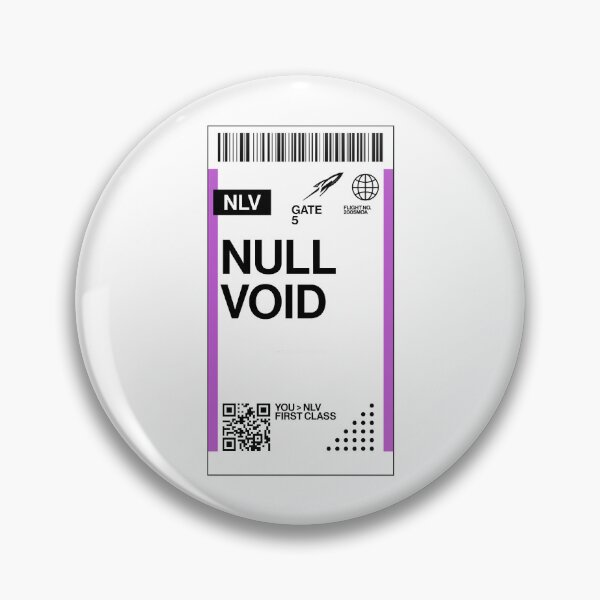 Item preview, Null Void Ticket designed and sold by BirdieHerrera.