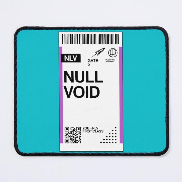 Item preview, Null Void Ticket designed and sold by BirdieHerrera.
