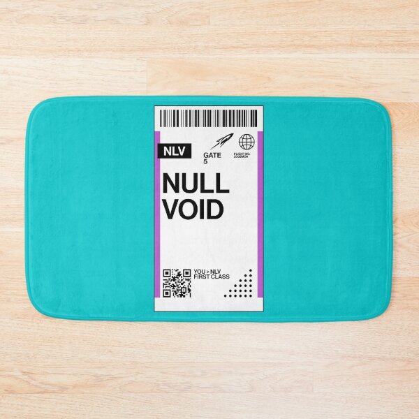 Item preview, Null Void Ticket designed and sold by BirdieHerrera.