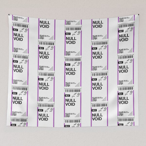 Item preview, Null Void Ticket designed and sold by BirdieHerrera.