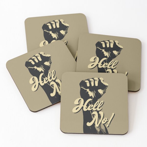 Item preview, Hell NO Protest, Raised Fist Artº20V designed and sold by Bauani.
