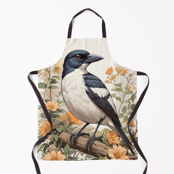 Item preview, Symphony of Feathers: The Butcherbird's Artistry designed and sold by digiscapeart.