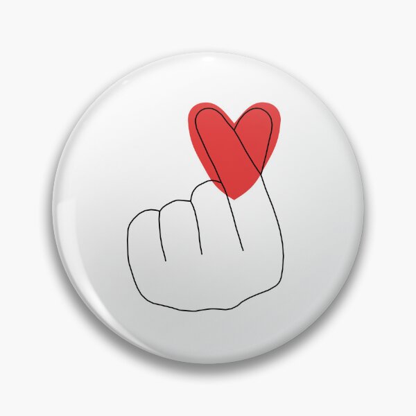 Item preview, Korean finger heart designed and sold by DelangeDesigns.