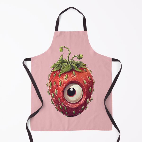 Item preview, Creepy One Eye Strawberry Fruit Face designed and sold by The Bla in My Brain.
