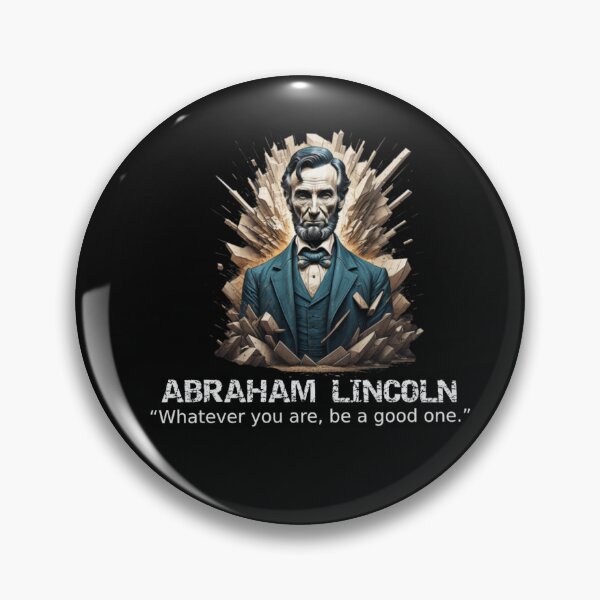 Item preview, Abstract Abraham Lincoln Portrait with Quote designed and sold by Hungry-Murphy.