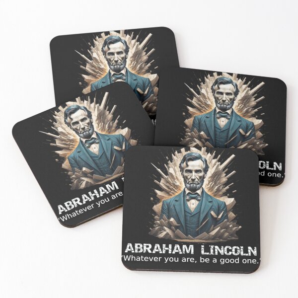 Item preview, Abstract Abraham Lincoln Portrait with Quote designed and sold by Hungry-Murphy.