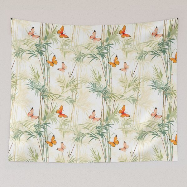 Item preview, Zen Garden Retreat: Butterfly and Bamboo Haven designed and sold by RetComly.