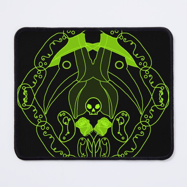 Item preview, Yersinia Pestis (green & black) designed and sold by PaganArtisan.