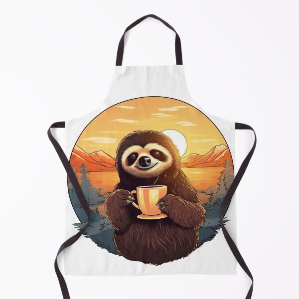 Item preview, Sloth with a Coffee Mug designed and sold by InfinityCircle.