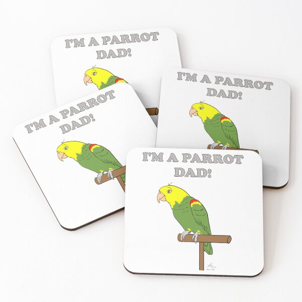 Item preview, I'm a Parrot Dad! - Double Yellow-headed Amazon designed and sold by Laughing Parrot Studio.