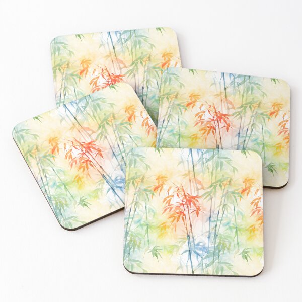 Item preview, Bamboo Grove Bliss: Feng Shui Watercolor Art designed and sold by RetComly.