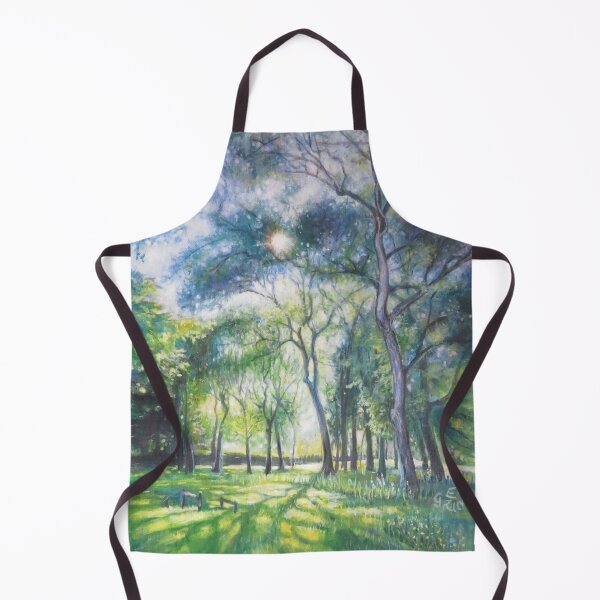 Item preview, Blue Lace Trees - tranquil park scene designed and sold by LittleLiz.