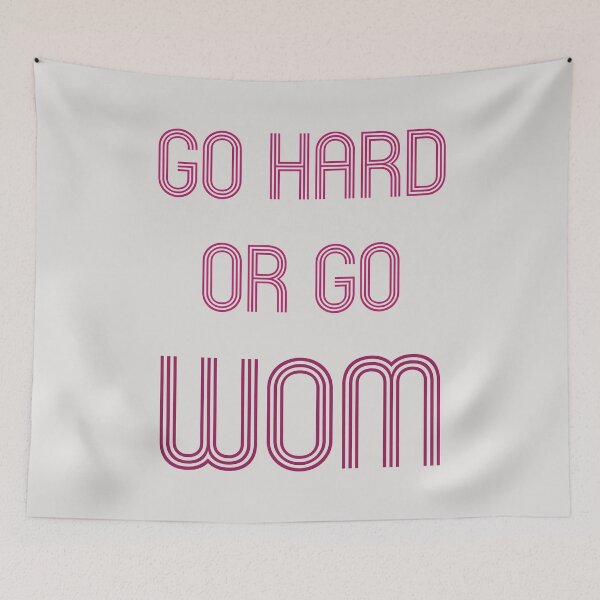 Item preview, Go Hard or Go Wom - Stokie dialect original gift design designed and sold by StokeTees.