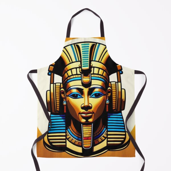 Aperçu de l'œuvre Pharaon de musique égyptienne dorée créée et vendue par musicgeniusart.