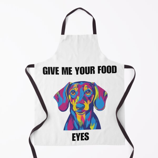 Item preview, Give me your Food eyes Dachshund oil colorful for Light Shirt designed and sold by Leivenaar.