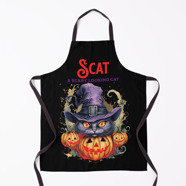 Item preview, SCAT - A Scary Looking Halloween Cat designed and sold by tw2us.