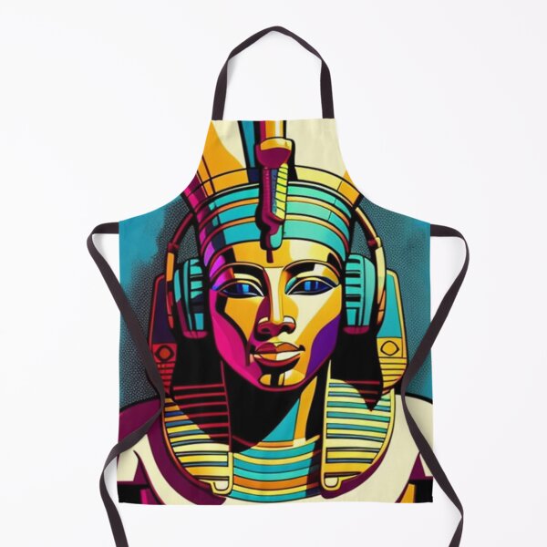 Aperçu de l'œuvre Graphique de musique de casque égyptien antique créée et vendue par musicgeniusart.