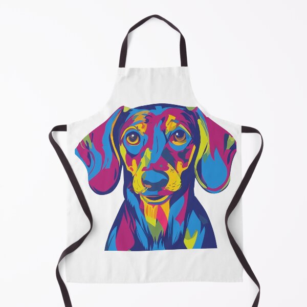 Item preview, Colorful Dachshund dackel dog for funny t shirt design designed and sold by Leivenaar.
