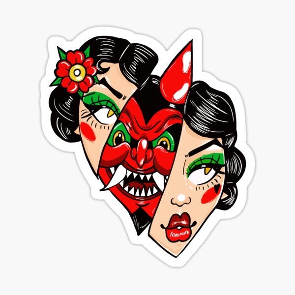 Devil In Disguise Car Stickers For Laptop Water Bottle - Temu