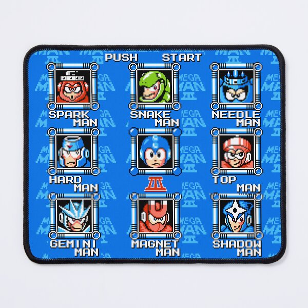 Item preview, Megaman 3 Bosses Stage Select Screen Mega Man designed and sold by hayesade.