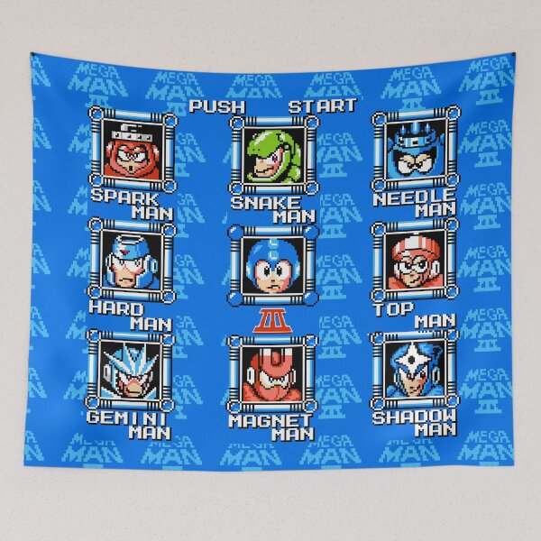 Item preview, Megaman 3 Bosses Stage Select Screen Mega Man designed and sold by hayesade.
