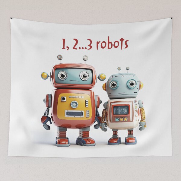 Item preview, 1, 2...3 Robots, understand? designed and sold by br3wow.