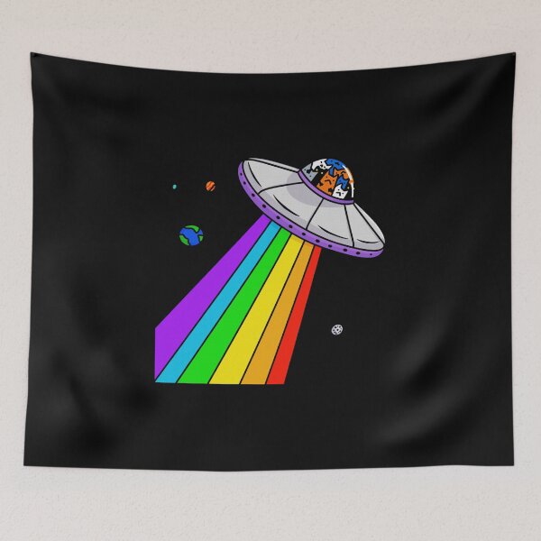 Item preview, ufo rainbow lgbt designed and sold by StarDan.