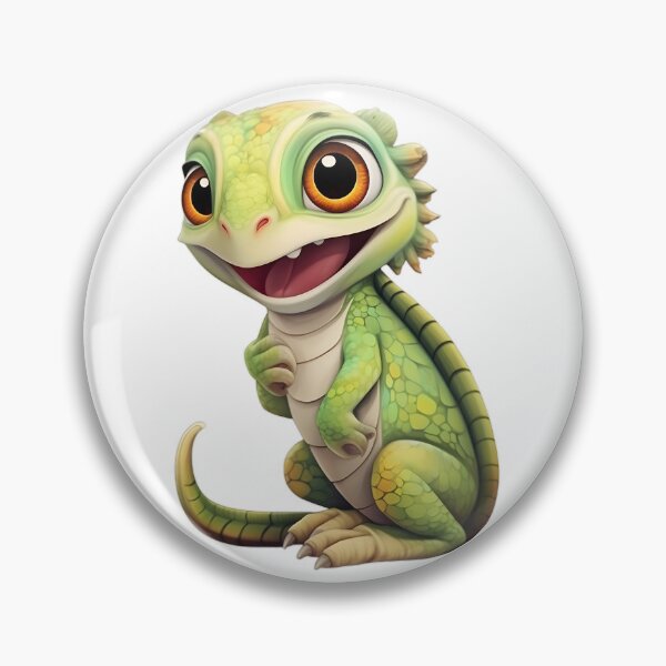 Item preview, Cute iguana smiling  designed and sold by Trendy-Artistry.