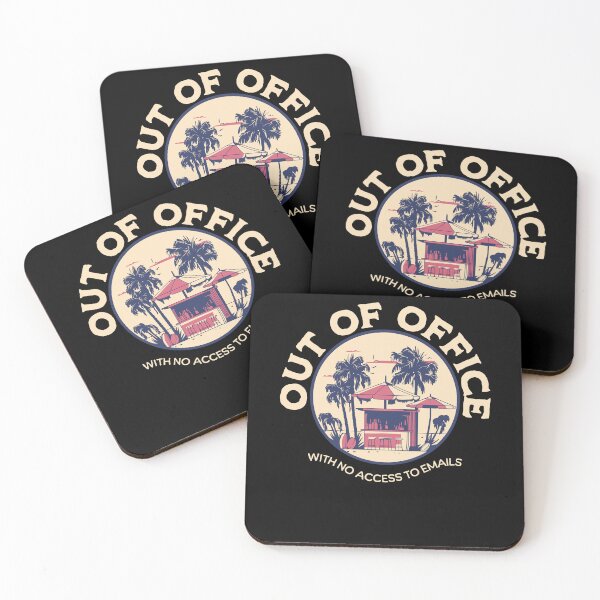 Item preview, Out of Office Funny Summer Retirement Gift designed and sold by EmmiFoxDesigns.