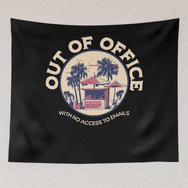 Item preview, Out of Office Funny Summer Retirement Gift designed and sold by EmmiFoxDesigns.