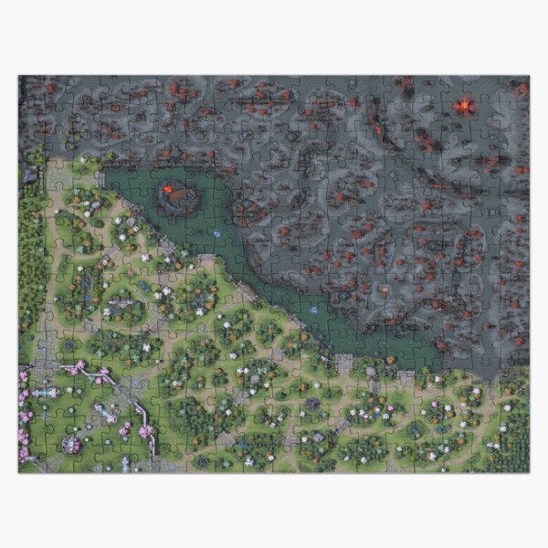 Item preview, DOTA 2 Mini Map Full Zoomed out, Classic Version designed and sold by hayesade.