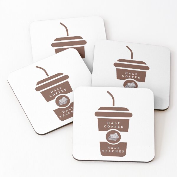 Item preview, half coffee half teacher designed and sold by teacherpeiyuan.
