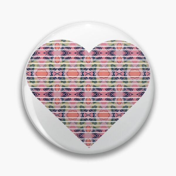 Item preview, Abstract Zentangle Heart Pattern Design designed and sold by gleefulme.