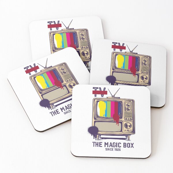 Item preview, Vintage TV with color line screen designed and sold by dakaseli.