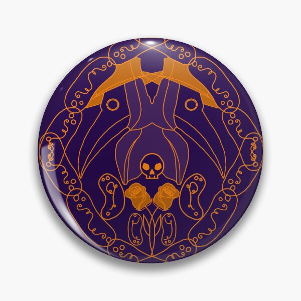 Item preview, Yersinia Pestis (orange & purple) designed and sold by PaganArtisan.