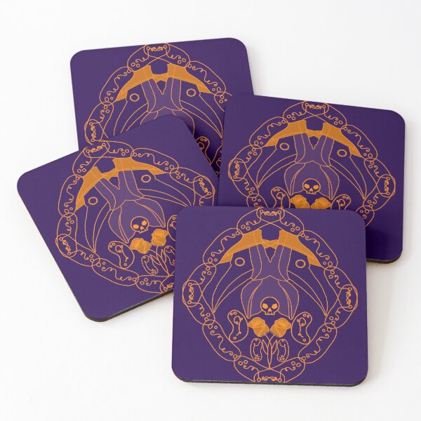 Item preview, Yersinia Pestis (orange & purple) designed and sold by PaganArtisan.