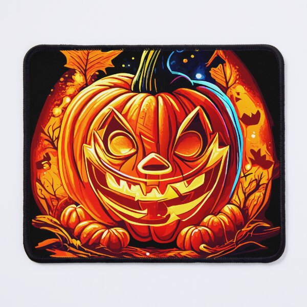 Item preview, Stylish Halloween Pumpkin Trendy Watercolor Fashionable Art Jack-o-lantern designed and sold by SemARTDesign.