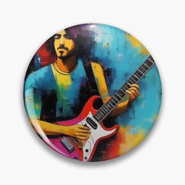 Artikelvorschau, Rockgitarristen-Poster in Farbe entworfen und verkauft von JaroDesign2023.