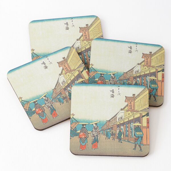 Item preview, Narumi - Utagawa Hiroshige - designed and sold by LeiWeiss.