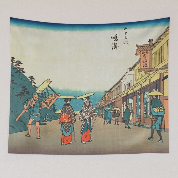 Item preview, Narumi - Utagawa Hiroshige - designed and sold by LeiWeiss.