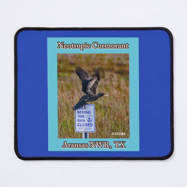 Item preview, Give The Bird To Your Lover: Neotropic Cormorant, Aransas NWR, Texas designed and sold by MoreEZUSA-Here.