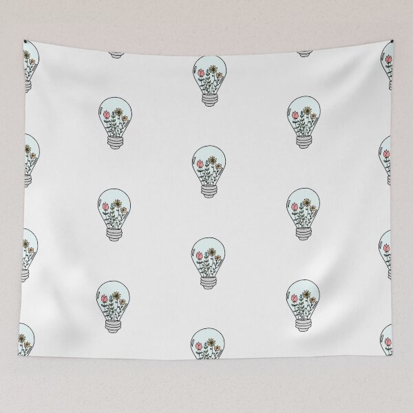 Item preview, Flowers in Lightbulb designed and sold by bmiller64.